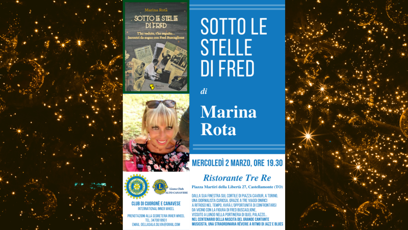 Sotto le stelle di Fred di Marina Rota a Castellamonte